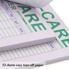 Self Care Planner Notepad - Prioritize Health, Achieve Balance - 52 Sheets