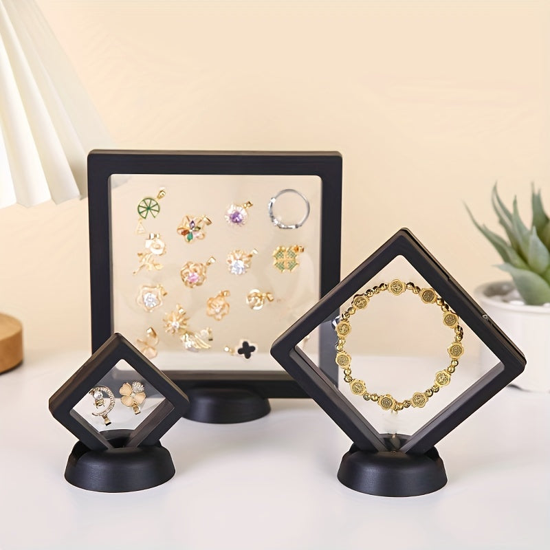 3D Floating Frame Display Holder Stand for Coins and Jewelry