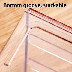 Transparent Jewelry Storage Box Large Capacity Drawer Style Case