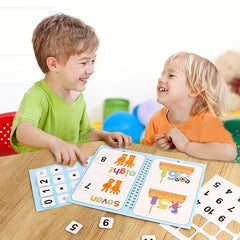 Educational Sticker Activity Book for Toddlers 3-6 Years