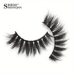 10 Pairs Soft & Natural 3D Mink False Eyelashes for Long-Lasting Makeup