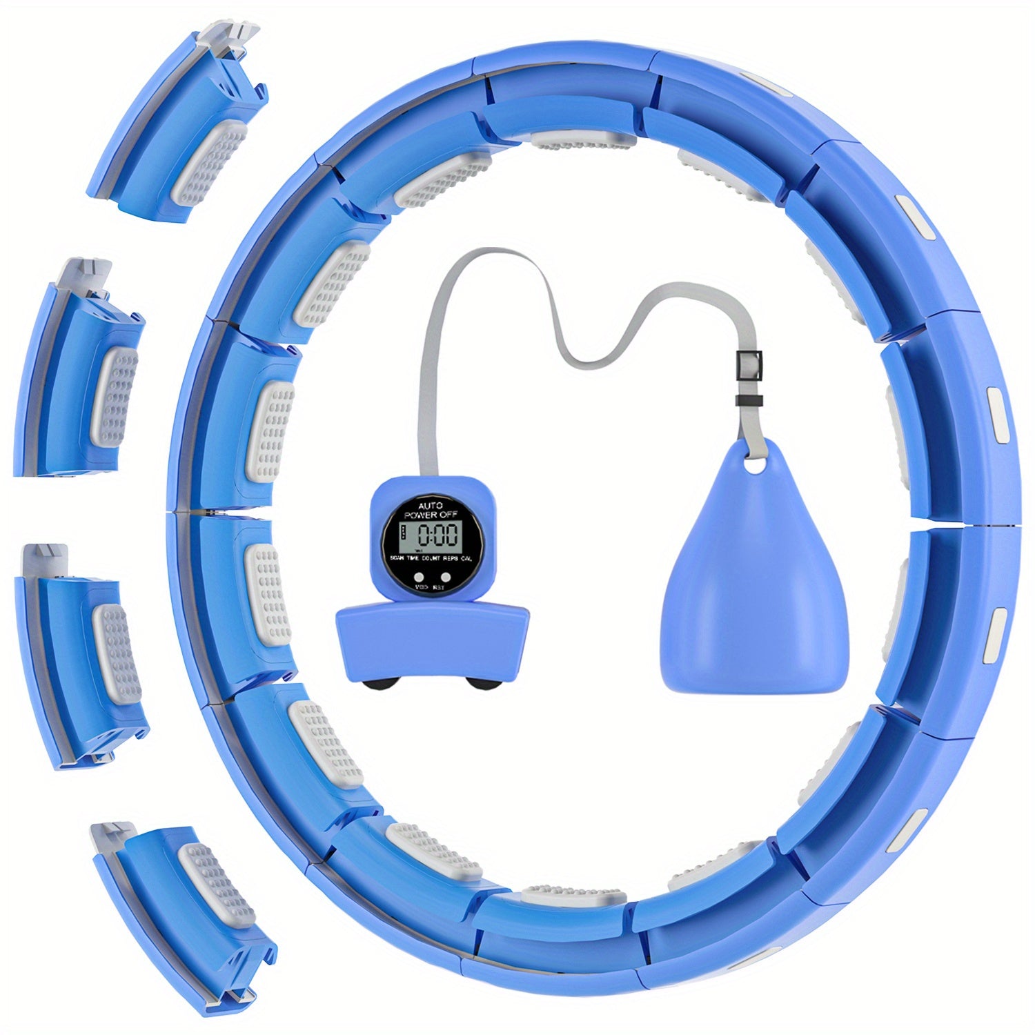 Smart Weighted Fitness Ring Hoops for Adults Extra Quiet Fitness Hoop