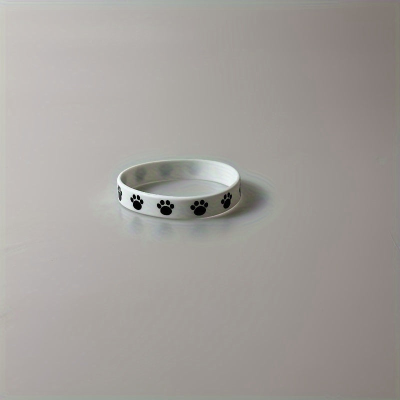 Animal Care Party Rubber Bracelet Cat Claw Silicone Bracelet