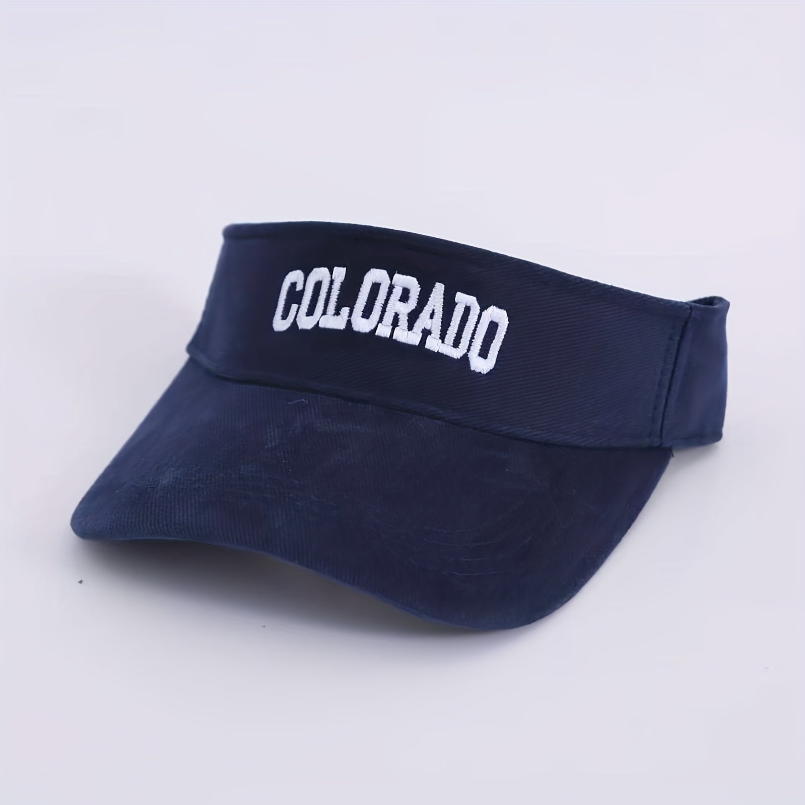 Men's Embroidered Letter Sun Hat Wide Brim Peaked Cap