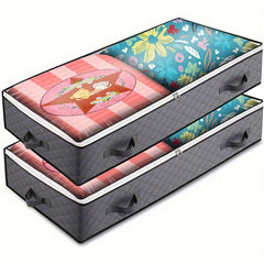 Portable Reinforced Bed Storage Bag Quilt Clothes Dust-proof Bag