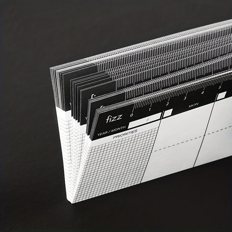Scaffold Notepad with Ruler Week Planner