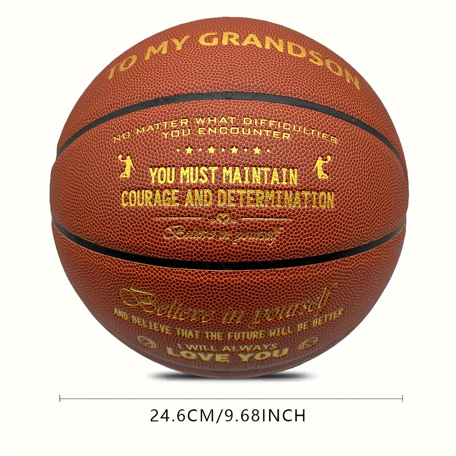 Special Basketball for Grandson - International Standard Size Faux Leather
