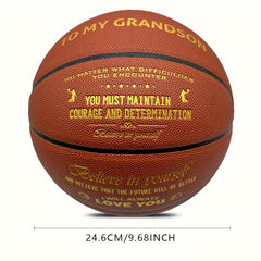 Special Basketball for Grandson - International Standard Size Faux Leather