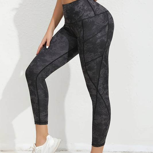 High Waist Yoga Pants Tummy Control Fitness Running Slim Fit Tight Pants