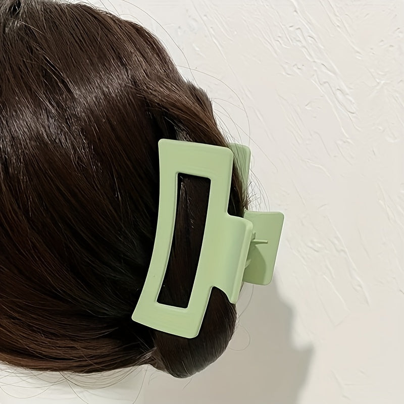 2pcs Matte Hair Claw Clips Strong Hold Grip Hair Jaw Clip