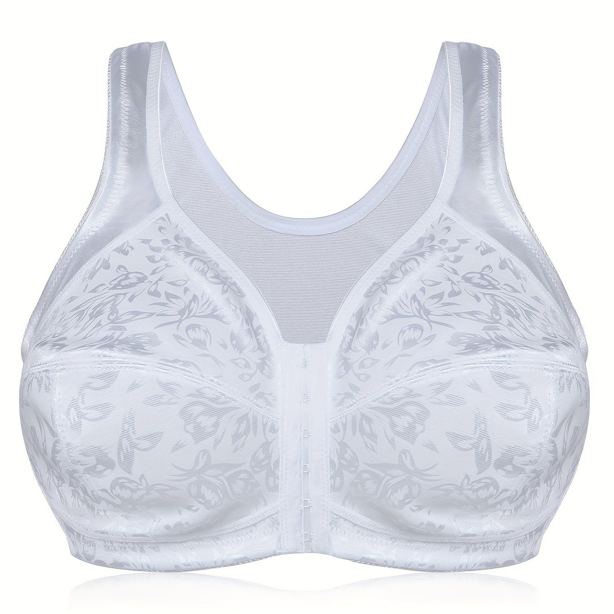  Front Closure Full Coverage Jacquard Bra