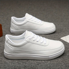 Men's Lace-up Sneakers PU Leather Skate Shoes