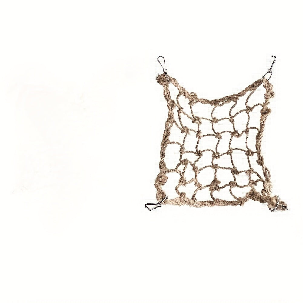 Parrot Climbing Nets Thick Hemp Rope Reinforced Hammocks