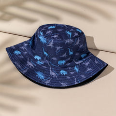 Dinosaur Pattern Fishing Hat - Parent Child Style Random Design