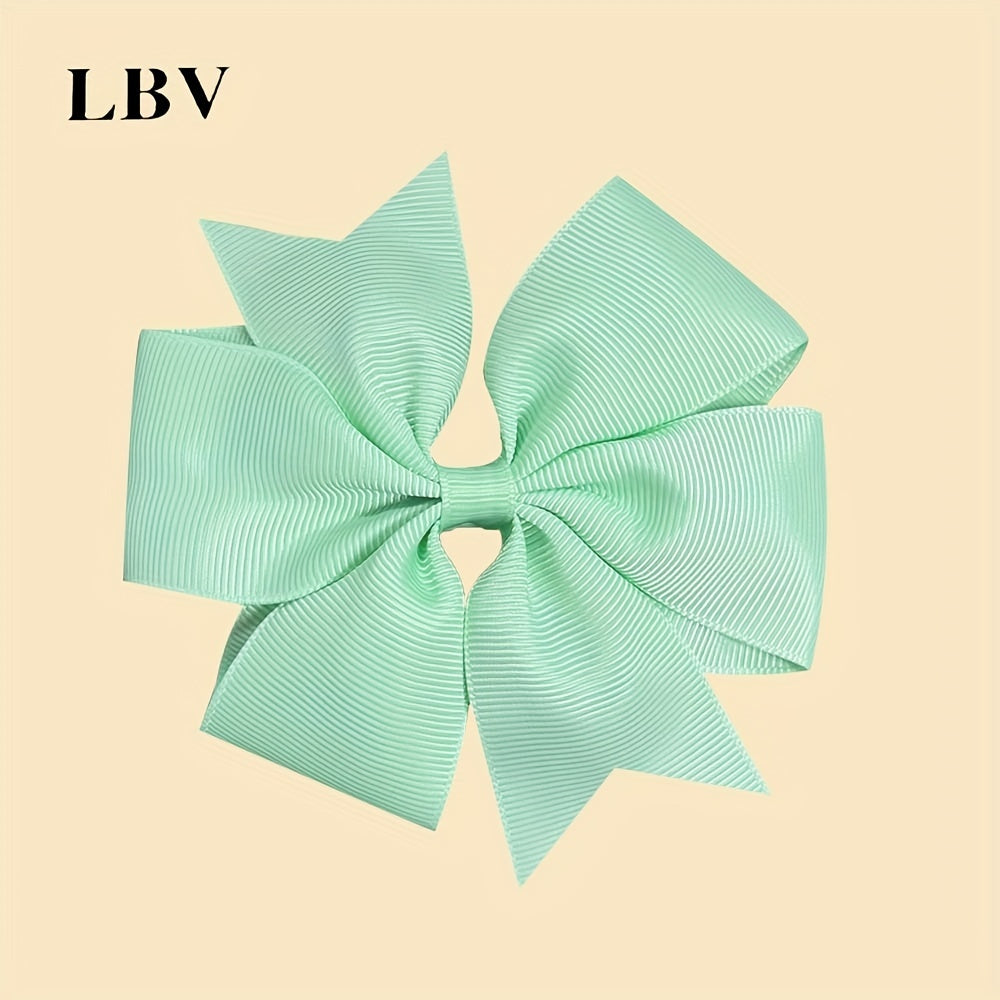 20pcs Pinwheel Bow Hair Clip for Girls