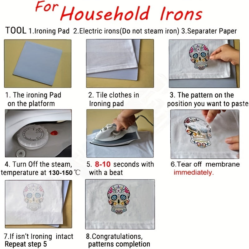 Sunflower Butterfly Iron On Heat Transfer Patch Stickers Clothing Bag Decor