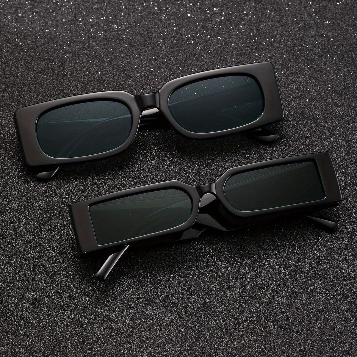 2 Pairs Men's Classic Sunglasses with Case
