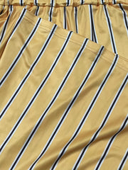 Women's Plus Stripe Print Flared Leg Trousers