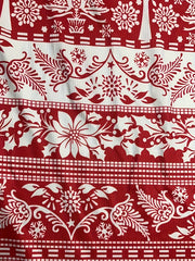  Boho Pants Women's Plus Allover Print Wide Leg Trousers