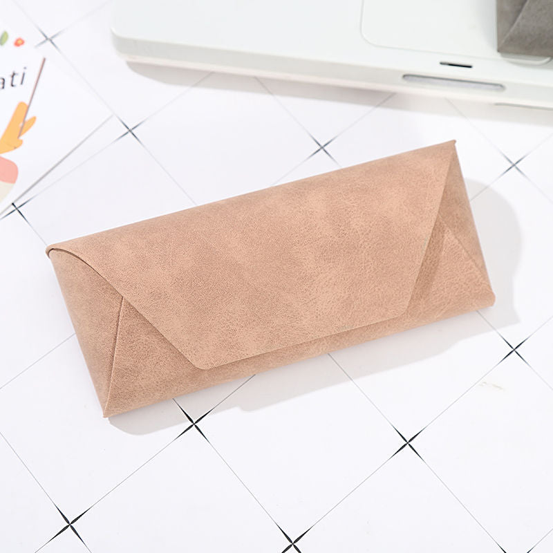 High-end Student Glasses Box, Leather Storage