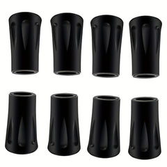 8pcs Rubber Trekking Pole Tips for Hiking Walking Sticks