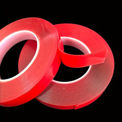 Red Film Acrylic Double sided Tape High Viscosity Non trace Car Tape