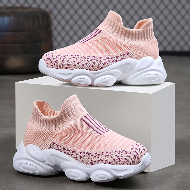 Kids Sock Shoes Soft Sole Platform Sneakers