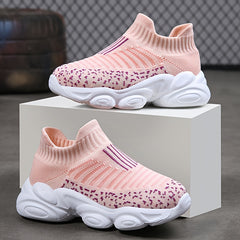 Kids Sock Shoes Soft Sole Platform Sneakers