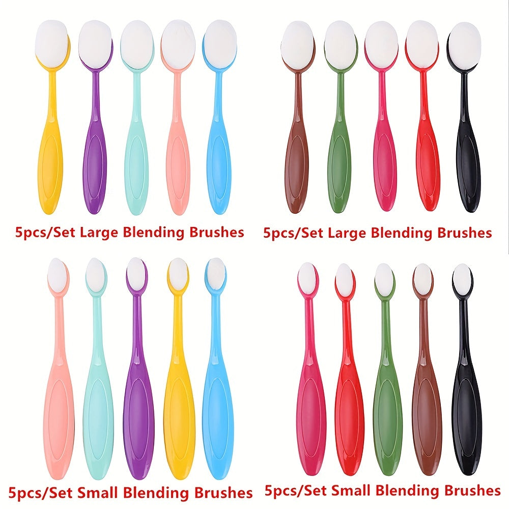 5pcs Smooth Blending Brushes DIY Card Making Ink Application Tools