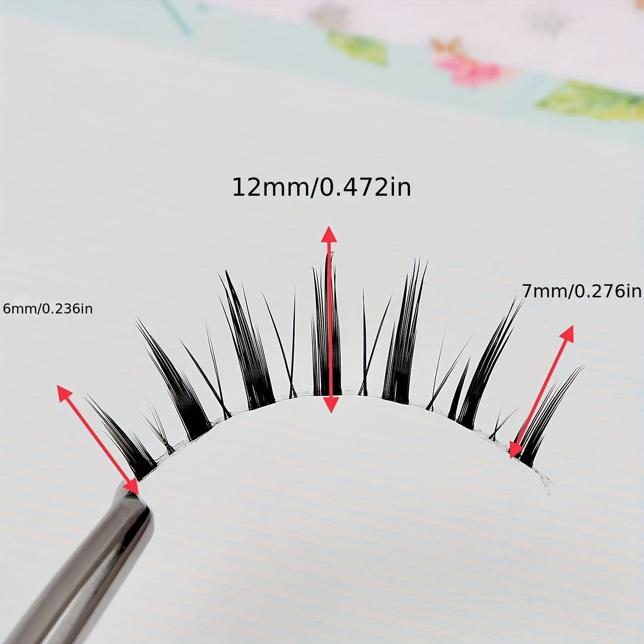 Spiky Manga Anime Cosplay Eyelashes 12mm