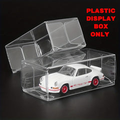 25PCS Small Scale Car Model Display Box 30 40 82mm PVC