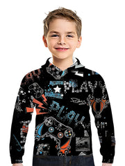 Teens 3D Print Sweatshirt Kids Casual Street Wear Clothes