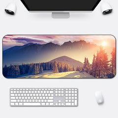 Thickened Lock Landscape Animation Mouse Pad for Office/Home Desk