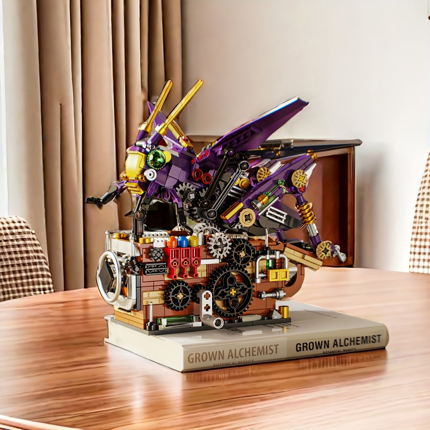 Mechanical Grasshopper Model Puzzle Toy Building Block Set