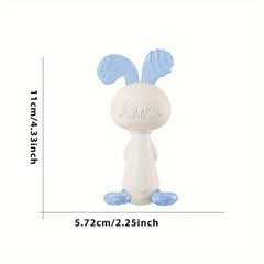 Soft Silicone Rabbit Teething Toy for Babies 0-3 Years