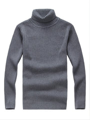 Men's Winter Turtleneck Knit Pullover Sweater Base Layer