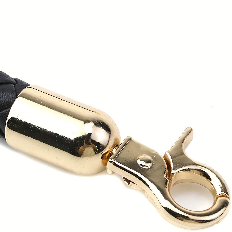 PU Leather Braided Bag Handle Strap 29.97 cm DIY Handbag Making Accessory