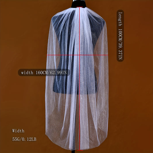 Sparkling Starlight Veil with Comb Sheer Train for Brides Wedding Party Prom