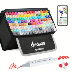 Alcohol Markers Dual Tip Art Markers with Kickstand Case