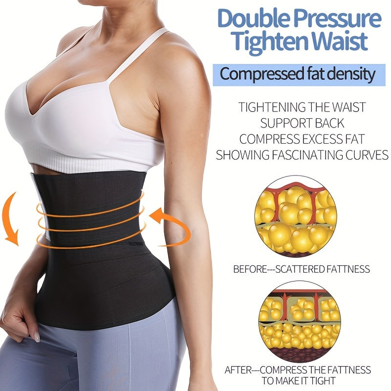 Waist Trainer Trimmer Belt Tummy Control Wrap Cincher Women's Shapewear