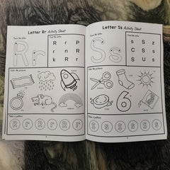 YUYNLEP Alphabet Workbook Tracing & Coloring Activities