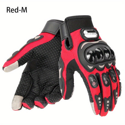 Motorcycle Gloves Racing Full Finger Protective Touch Screen Guantes Racing Moto