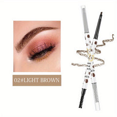 Long Lasting Double Ended Eyebrow Pencil Waterproof Sweat-Proof Formula