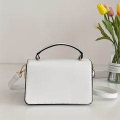 Women's Square Handbag Faux Pearl Chain Crossbody Bag