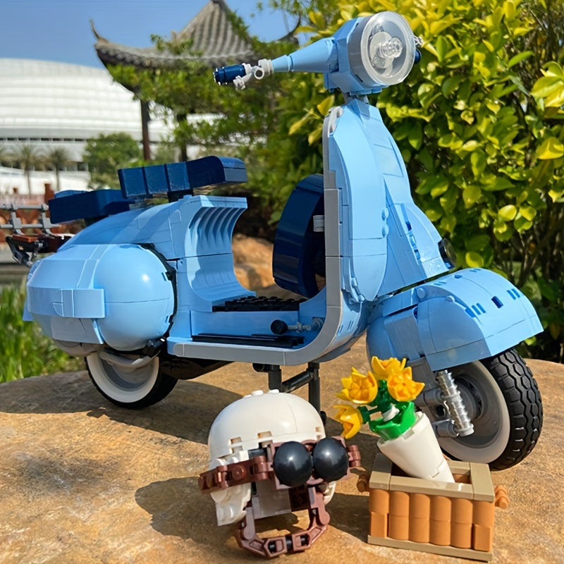 Motorcycle Building Blocks Model Toys For Kids Boys Gift