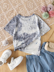 Cat 3D Print Girls T Shirt Lightweight Short Sleeve Tee for Summer