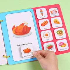 Interactive Sensory Quiet Book for Kids - Educational Learning Toy