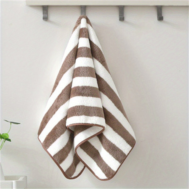 Striped Pattern Bath Towel for Face Washing