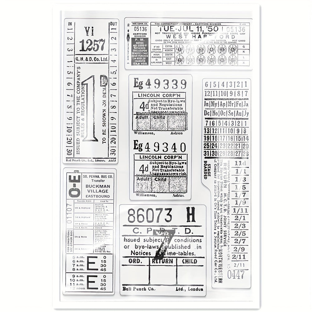 1pc Number Stamps Stencils DIY Scrapbook Embossing