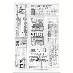 1pc Number Stamps Stencils DIY Scrapbook Embossing